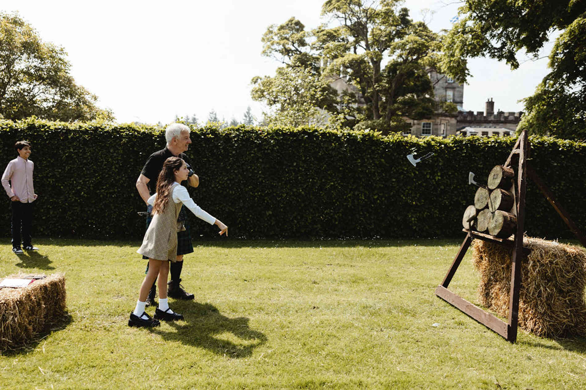 Winton Castle axe throwing