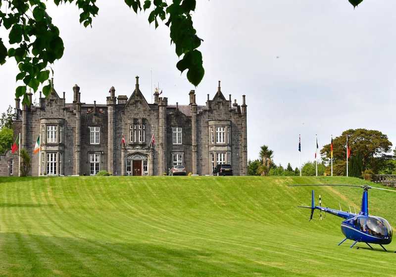 Belleek Castle arrival