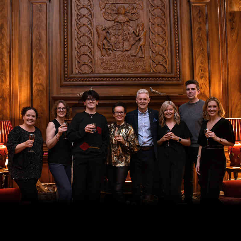 The Celtic Castles team on a castle visit