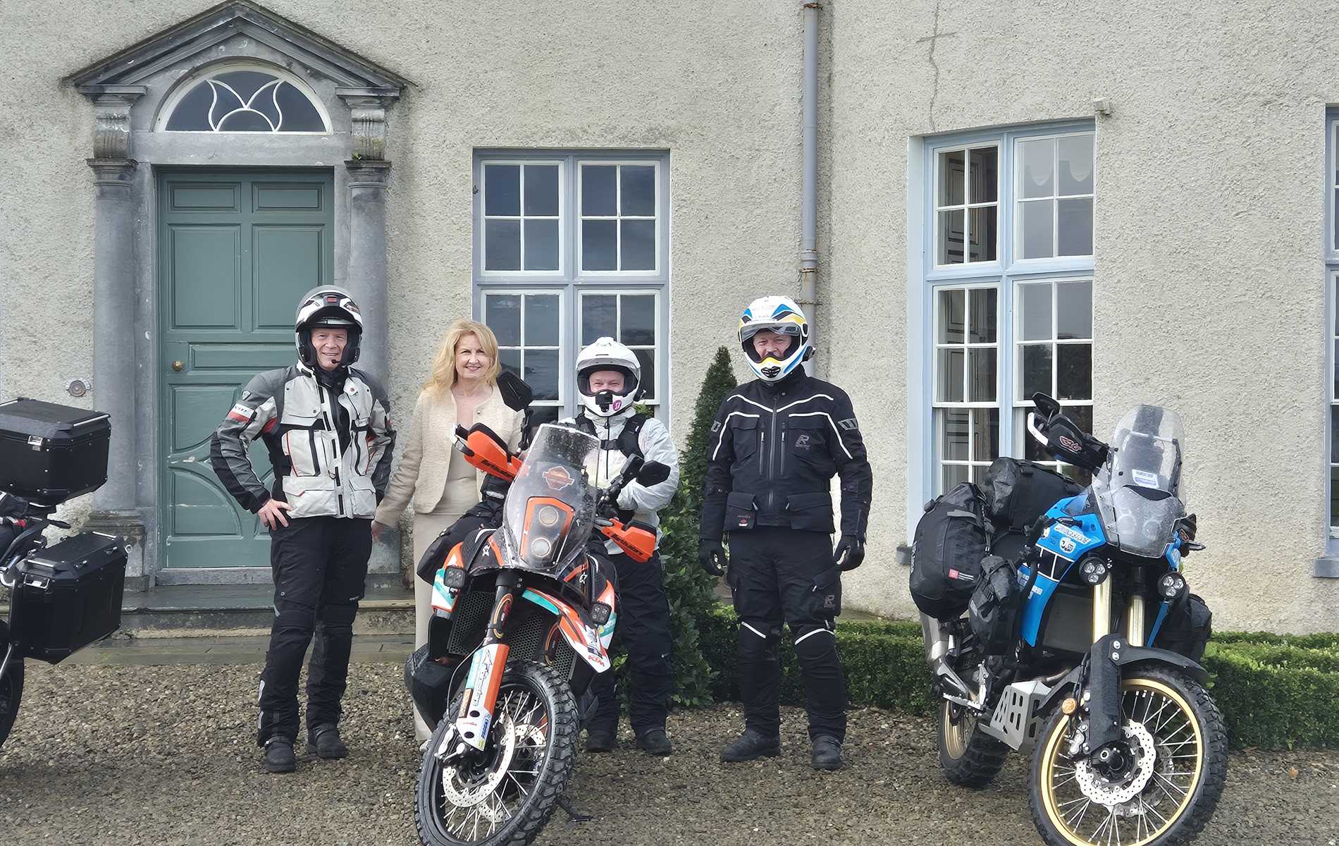 Roger at Glin Castle