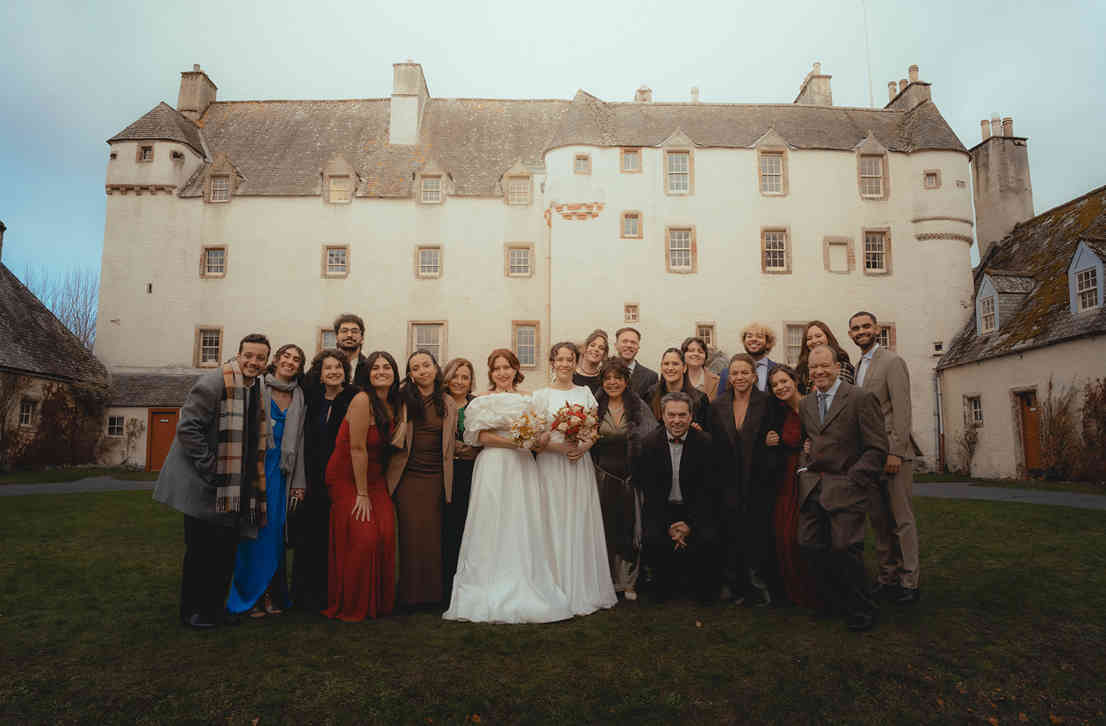 How We Helped Fernanda & Noelia Plan Their Wedding at Scotland’s Oldest Inhabited House