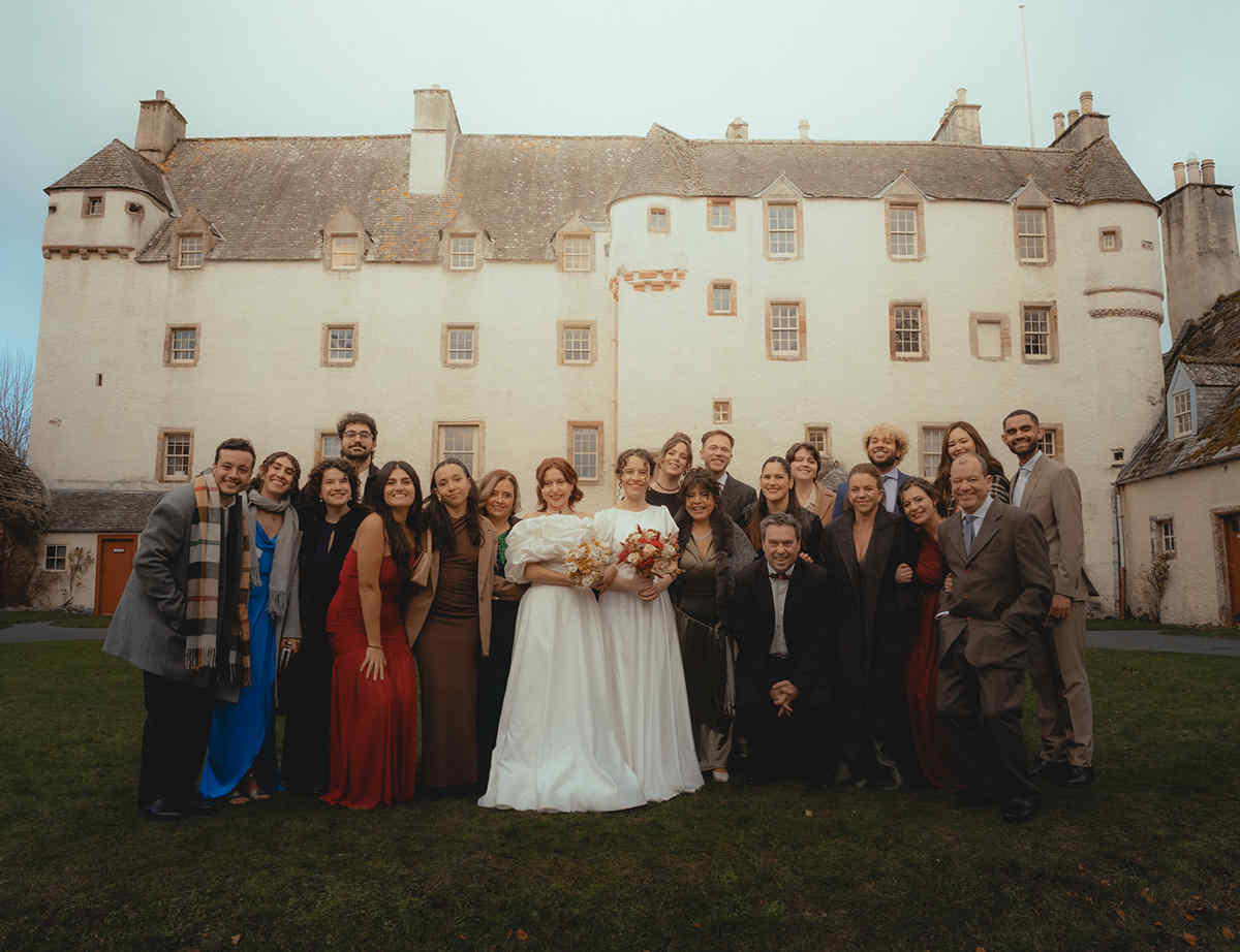 How We Helped Fernanda & Noelia Plan Their Wedding at Scotland’s Oldest Inhabited House